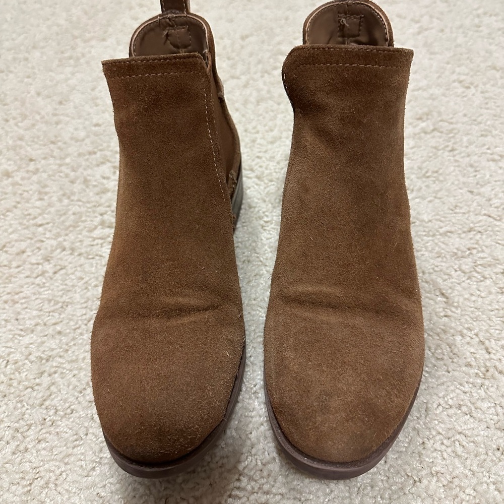 Steve Madden Brown Suede Ankle Boots - Picture 2 of 11